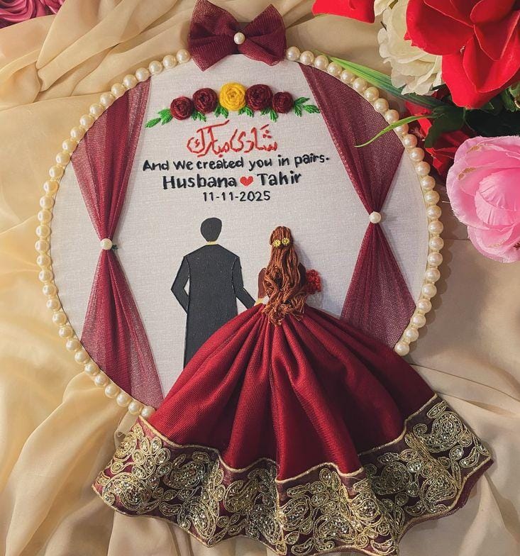 Customized Wedding  Frame